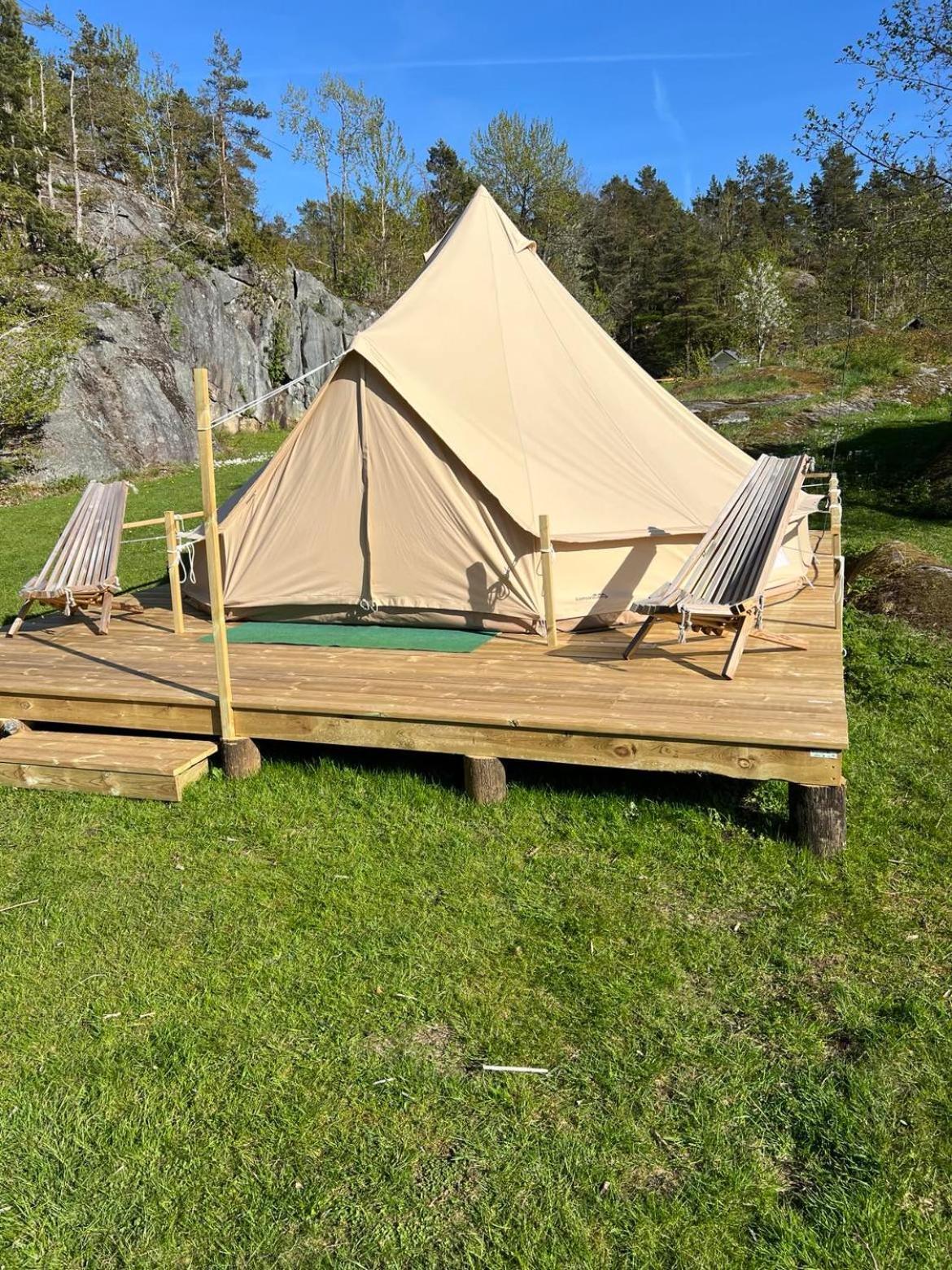 Hommen Gard Glamping 호텔 리쇠르 외부 사진